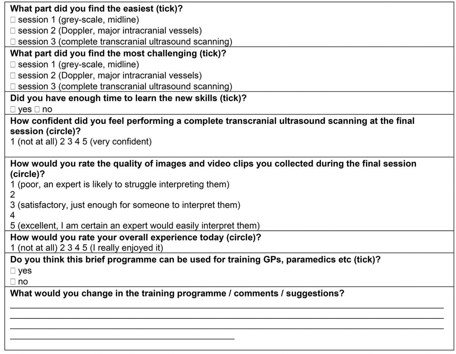 table image